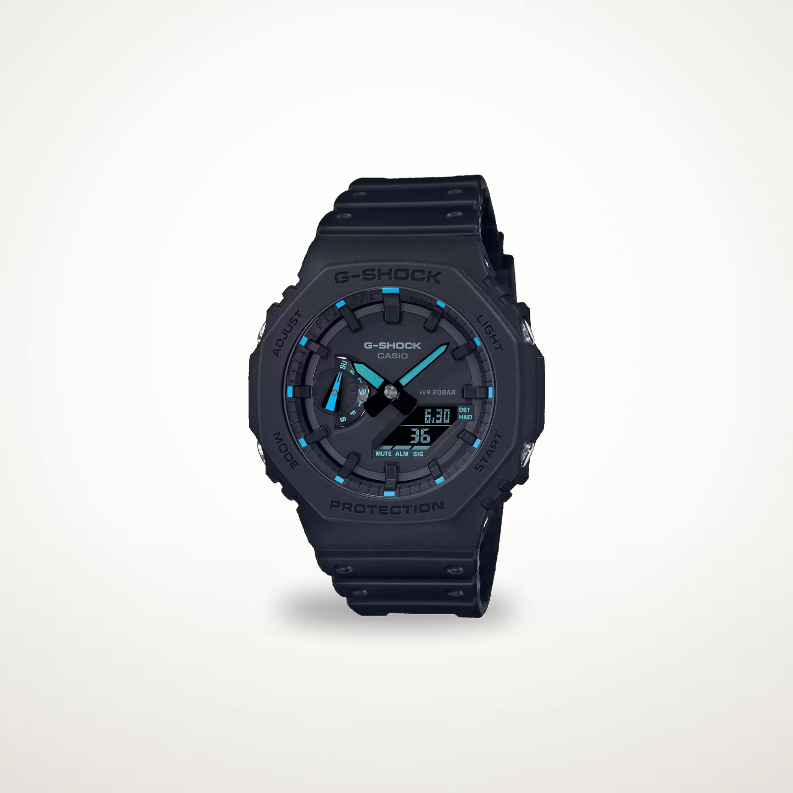 ساعة جي شوك GA-2100-1A2DR رجالية